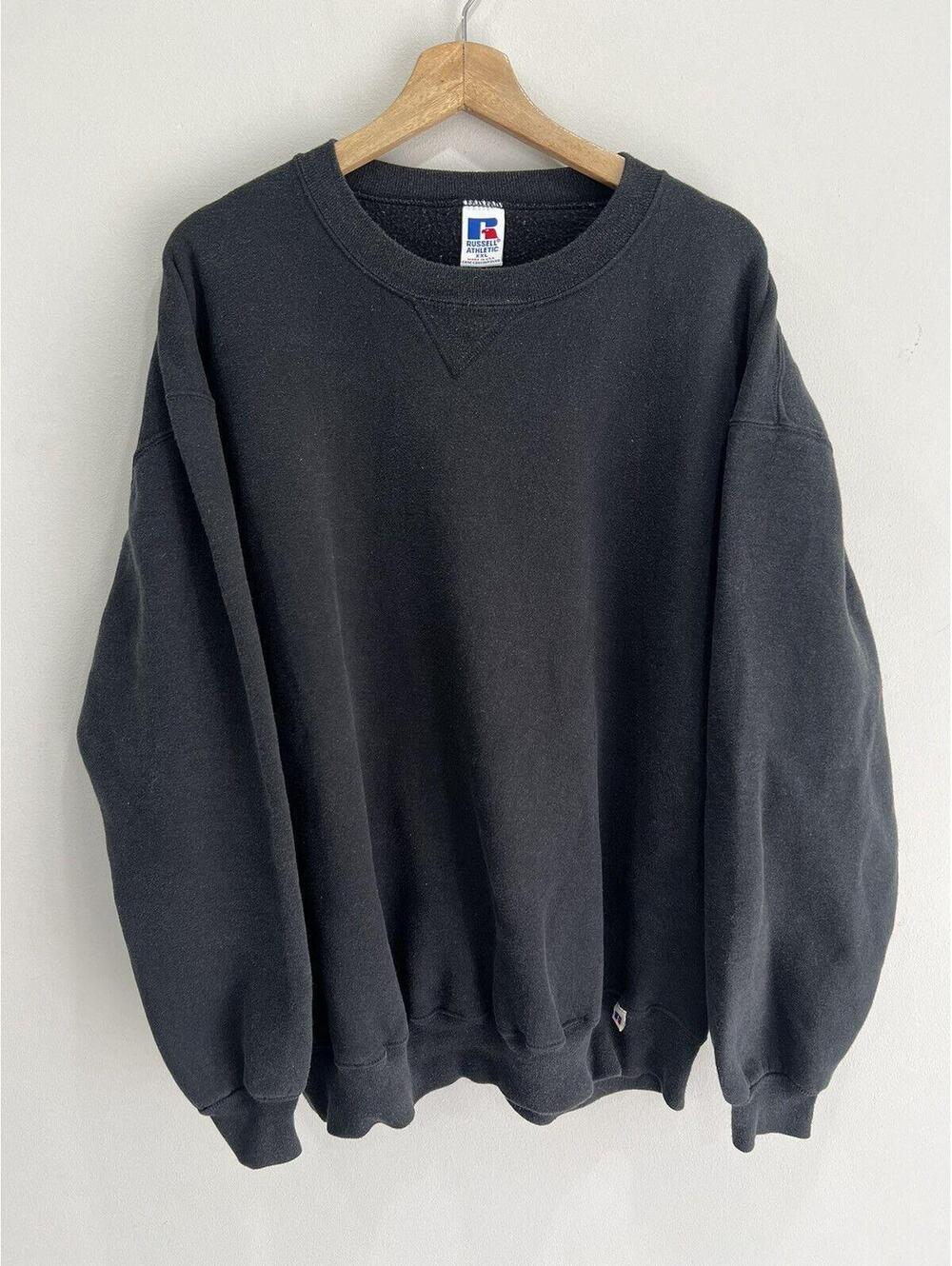 Vintage Russell Athletic Blank Sweater pullover Usa xxl